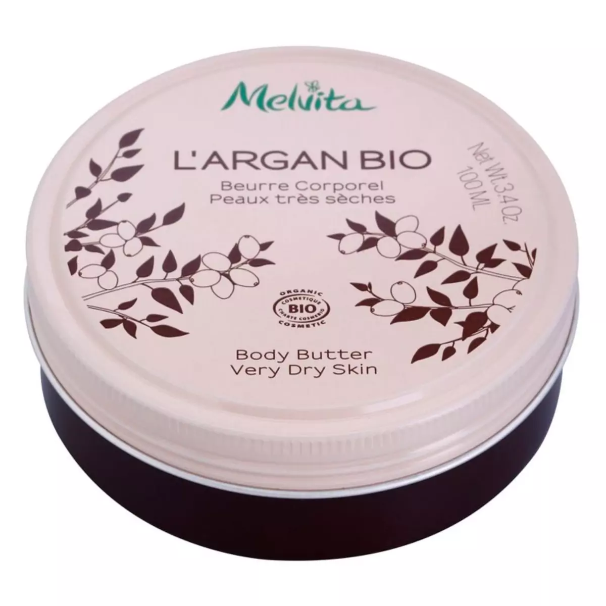 Твердое масло для тела Арган Melvita LArgan Bio Body Butter Very Dry Skin