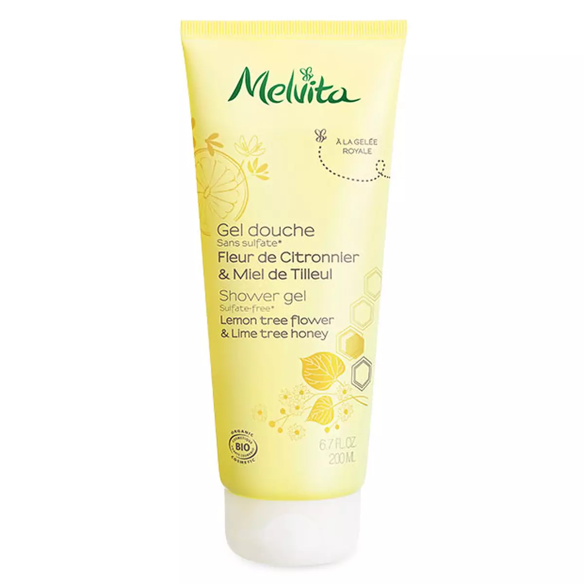 Гель для душа Мед Лимона и Лайма Melvita Organic Lemon and Lime Tree Honey Shower Gel