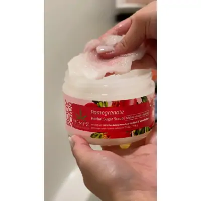 Сахарный скраб для тела Гранат Hempz Pomegranate Herbal Sugar Scrub