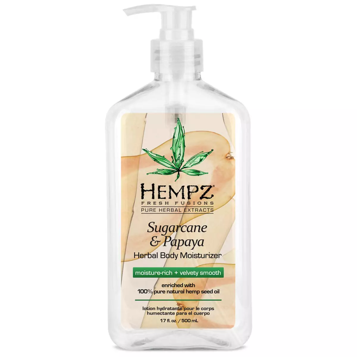 Молочко для тіла Цукрова тростина і Папайя Hempz Sugarcane And Papaya Herbal Moisturizer Body
