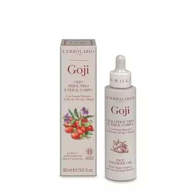 Масло для лица и тела Годжи L'Erbolario Olio per il viso e per il corpo Goji