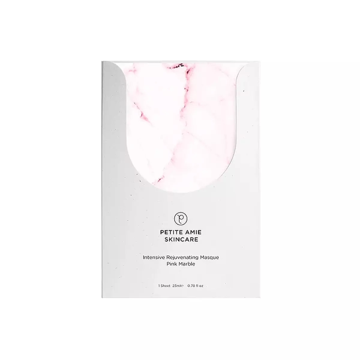 Маска для обличчя інтенсивна, що відновлює Petite Amie Pink Marble
