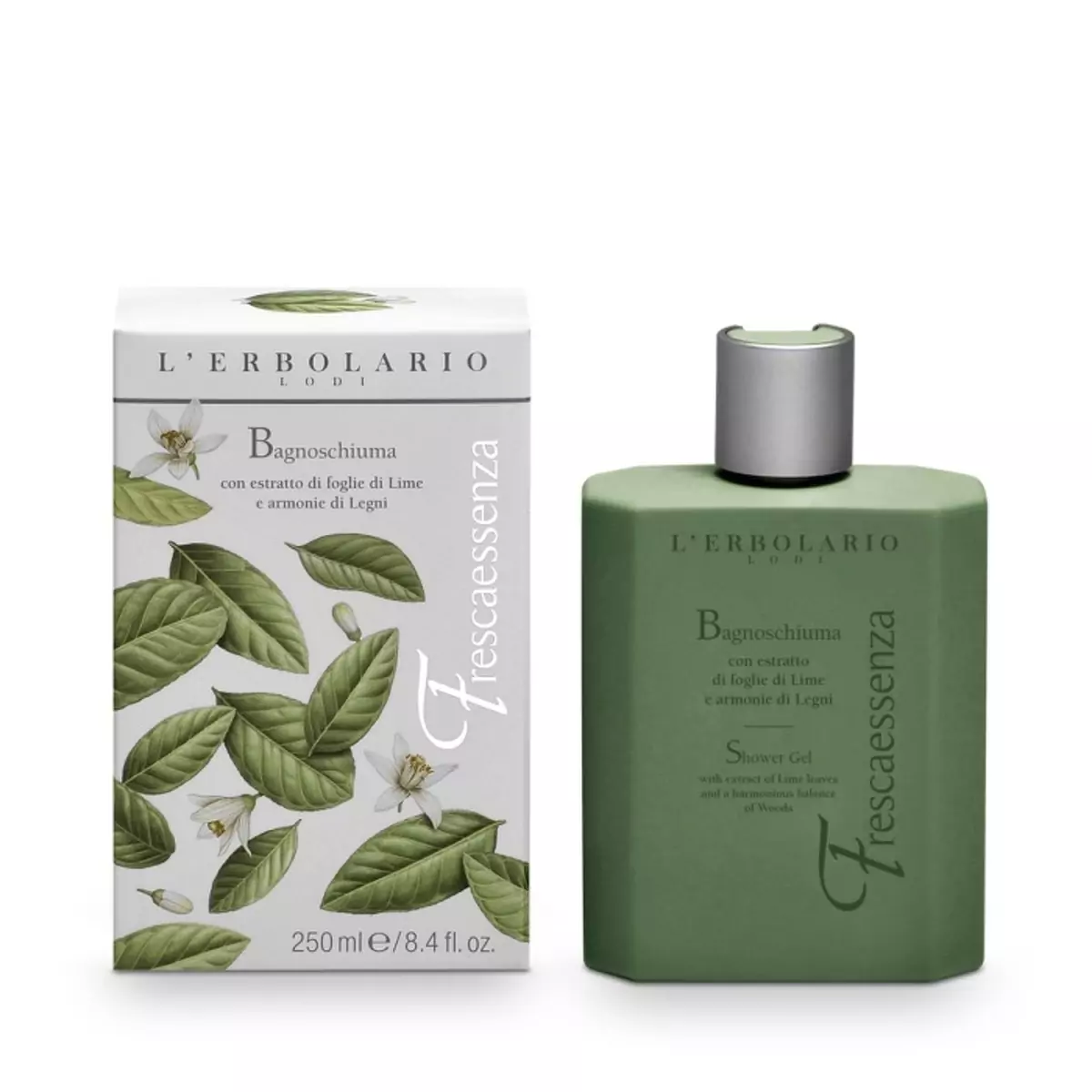 Пена для ванны-гель для душа Эссенция Свежести L\'Erbolario Frescaessenza Bagnoschiuma