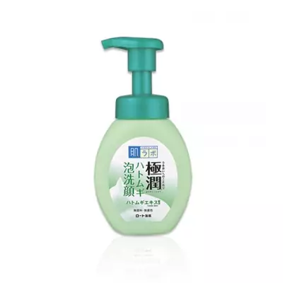 Лечебная пенка для проблемной кожи HADA LABO Gokujyun Hatomugi Foaming Face Wash