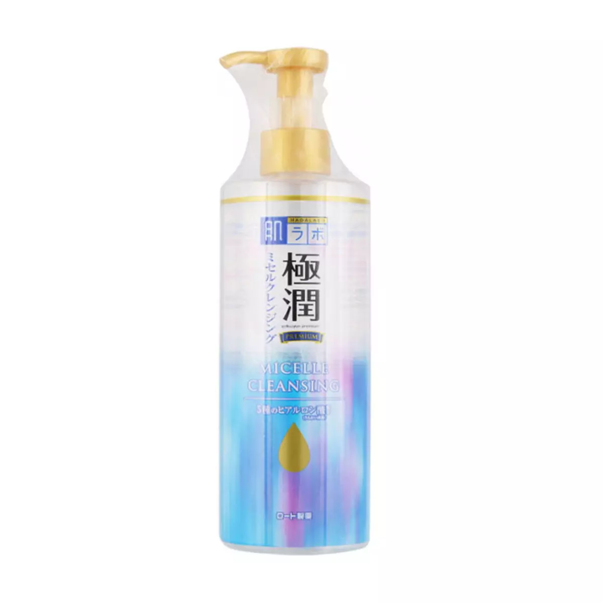 Мицеллярная вода для умывания с гиалуроновой кислотой Hada Labo Gokujyun Premium Hyaluronic Acid Micelle Cleansing 
