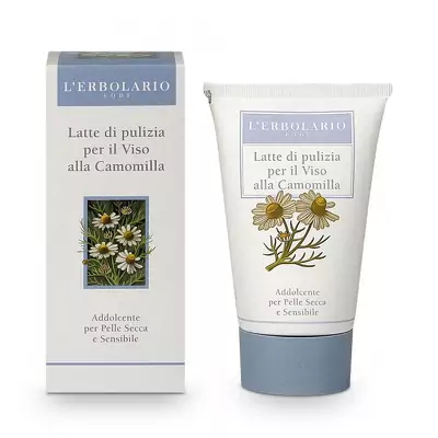 Очищающее молочко с Ромашкой L'Erbolario Latte di Pulizia per il Viso Alla Camomilla