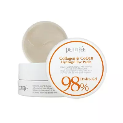 Гидрогелевые патчи для глаз с коллагеном и коэнзимом PETITFEE Collagen and Co Q10 Hydrogel Eye Patch