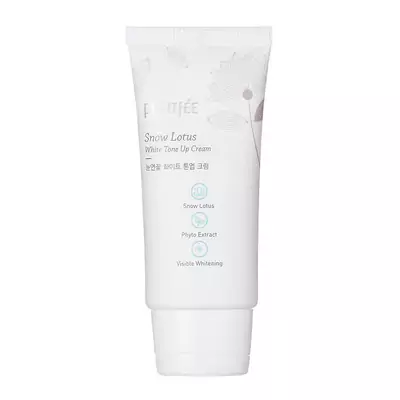 Зволожуючий крем для обличчя PETITFEE Snow Lotus White Tone Up Cream