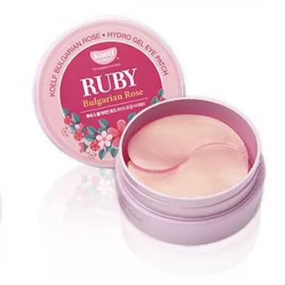 Гідрогелеві патчі для очей з рубіном KOELF Ruby and Bulgarian Rose Eye Patch