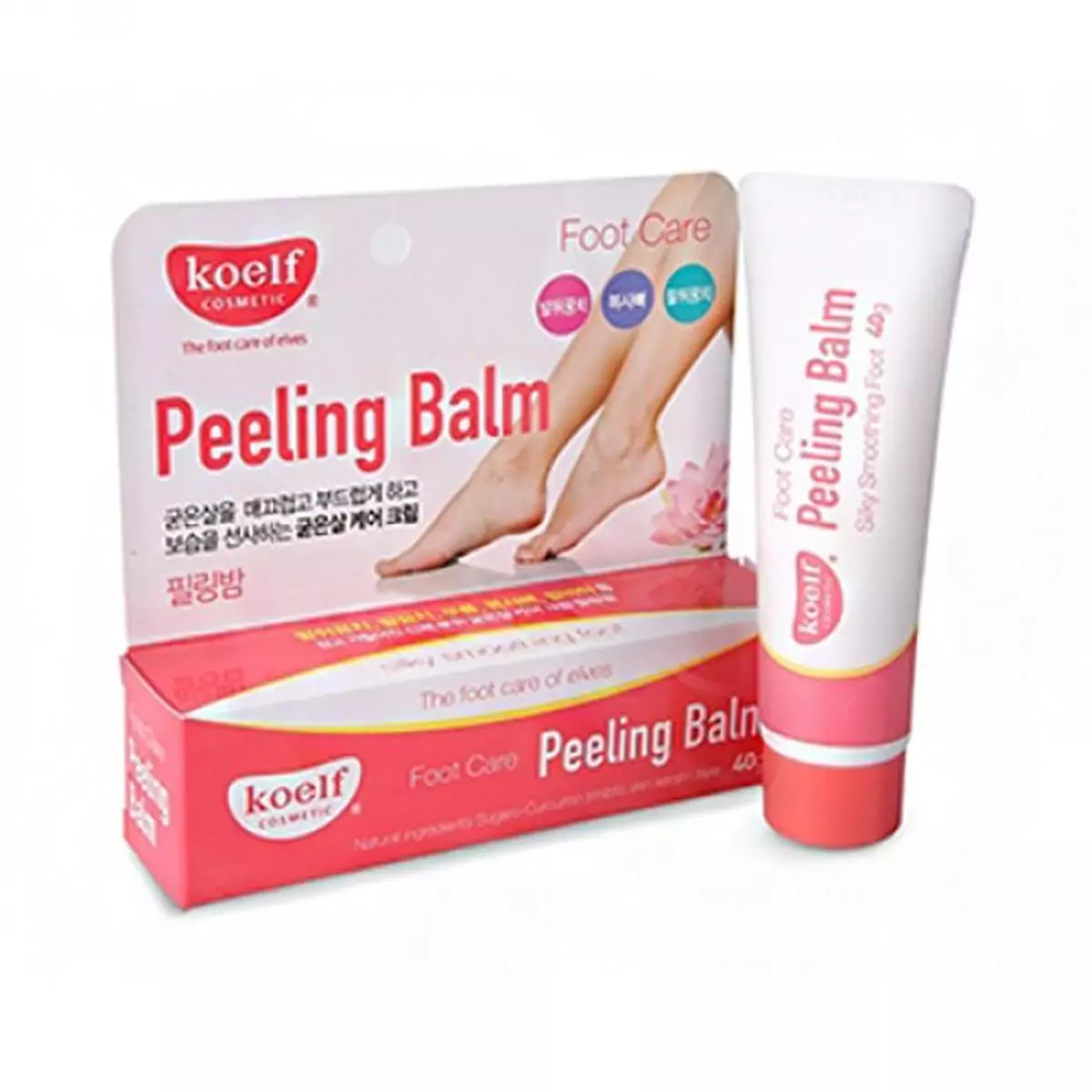 Пілінг-бальзам для грубої шкіри ніг, рук, ліктів KOELF Peeling Balm