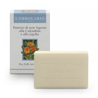 Нелужне мило з Календулою і Жожоба L'Erbolario Panetto Di Non Sapone Alla Calendula E Allo Jojoba