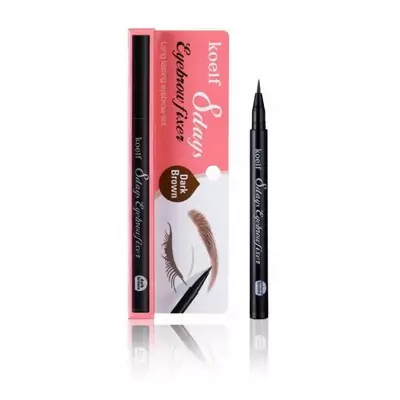 Тату-лайнер для брів KOELF 8days Eyebrow Fixer - Dark Brown