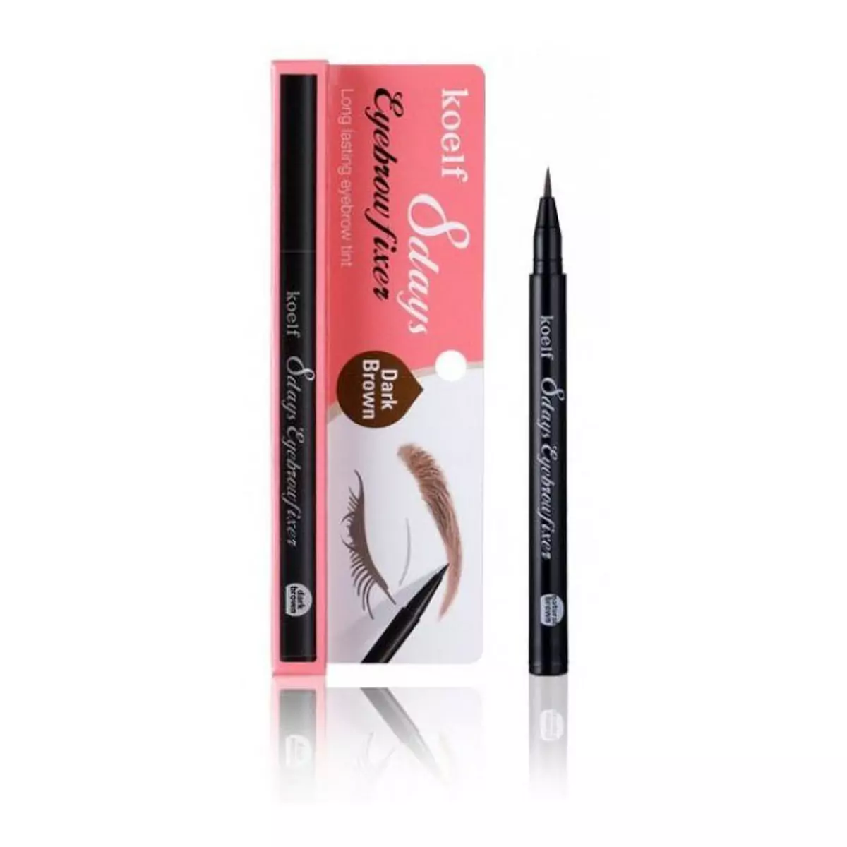 Тату-лайнер для бровей KOELF 8days Eyebrow Fixer - Dark Brown