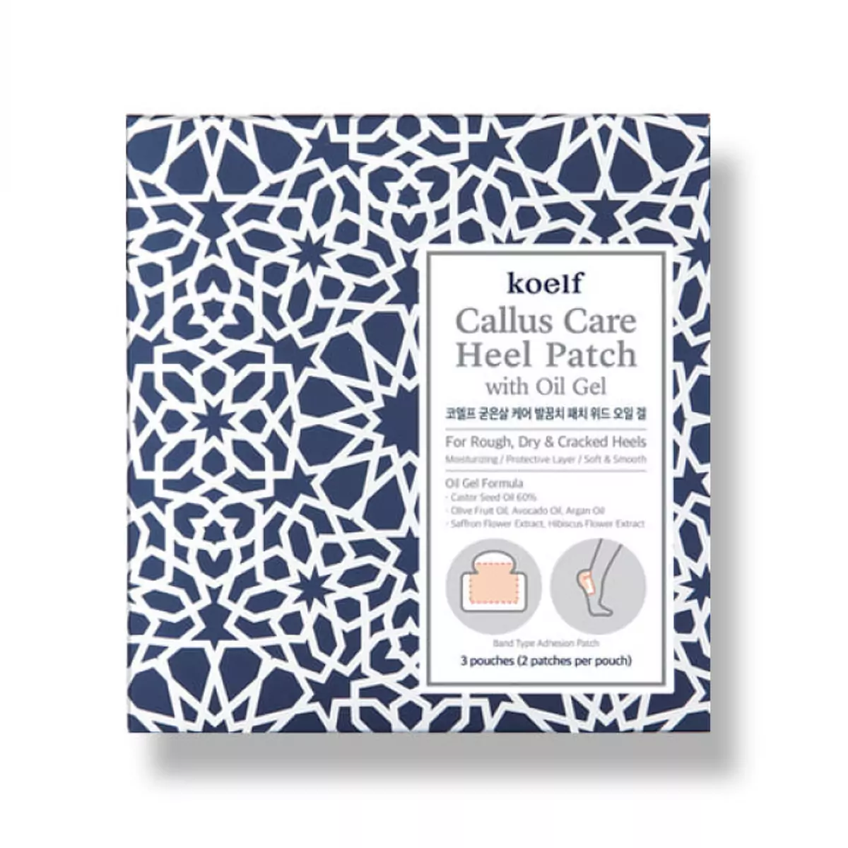 Патчі для п`ят Koelf Calluse Care Heel Patch