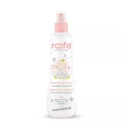 Натуральна очищаюча вода з календулою і пантенолом Roofa Cleansing water with Calendula and Panthenol