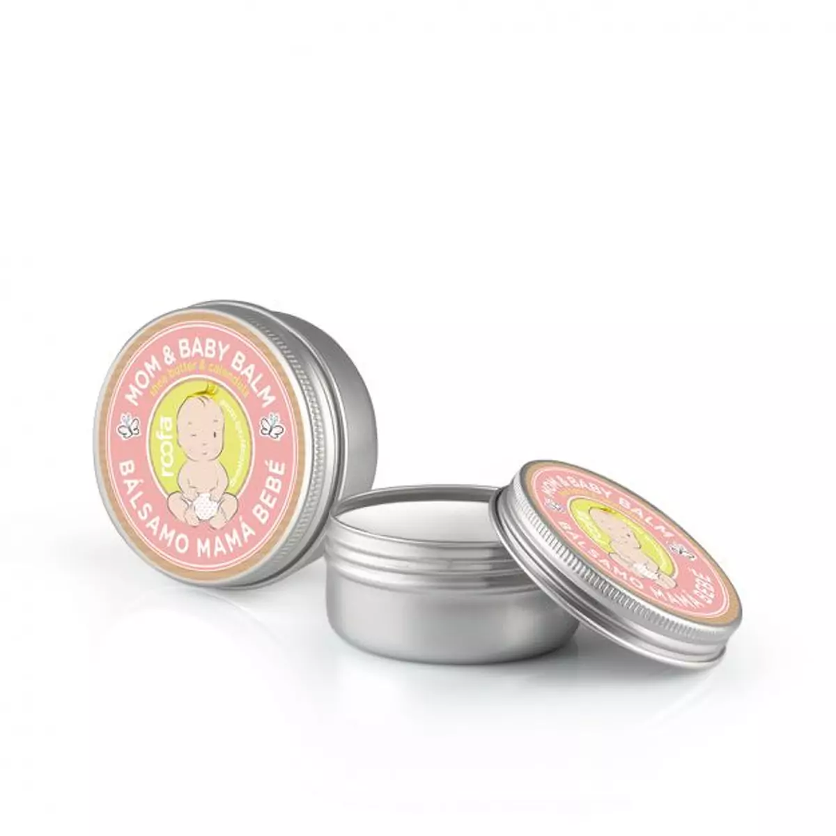 Бальзам для мами і дитини c Олією ши і Календулою Roofa Mom and baby balm with Shea Butter and Calendula