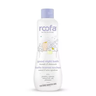Вечірній засіб для ванни з лавандою і ромашкою Roofa Goodnight bath with Lavander and Chamomil
