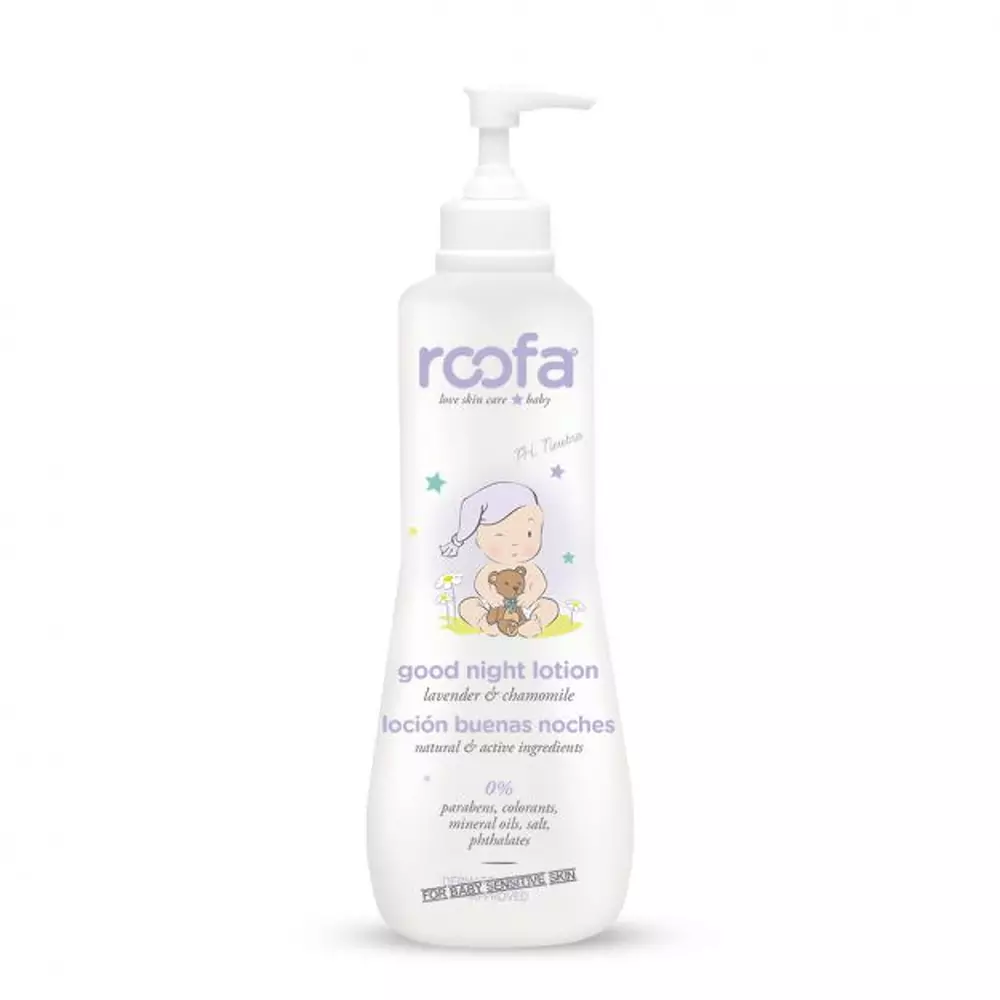 Вечірній лосьйон для тіла з лавандою і ромашкою Roofa Goodnight lotion with Lavander and Chamomil