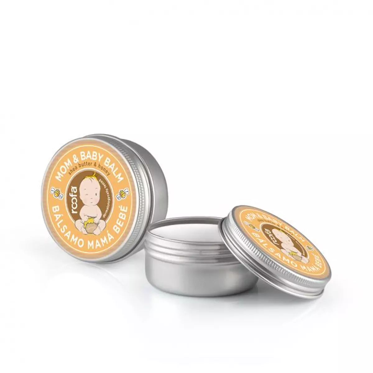 Бальзам для мами і дитини Олія ши і Мед Roofa Mom and baby balm with Shea Butter and Honey