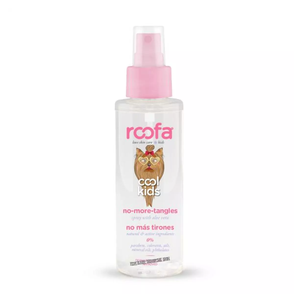 Спрей для распутывания длинных волос Roofa Cool kids spray no more tangles Natural