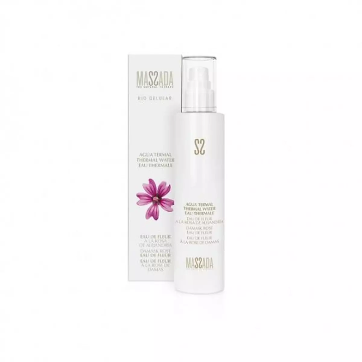 Термальна вода з екстрактом олександрійської троянди Massada Biocellular Botanic Micellar Water