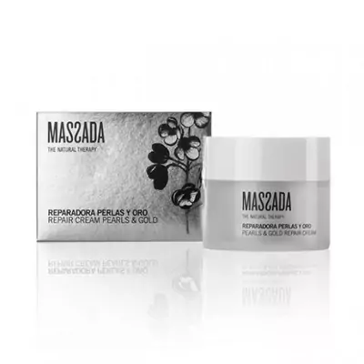 Крем с экстрактом жемчуга и жидким золотом Massada Pearls and Gold Repair Cream