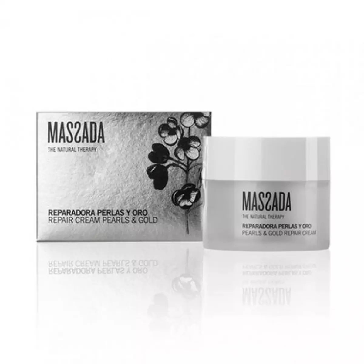 Крем с экстрактом жемчуга и жидким золотом Massada Pearls and Gold Repair Cream
