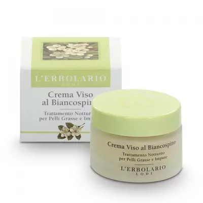 Крем для проблемной кожи с Боярышником L'Erbolario Crema Viso al Biancospino