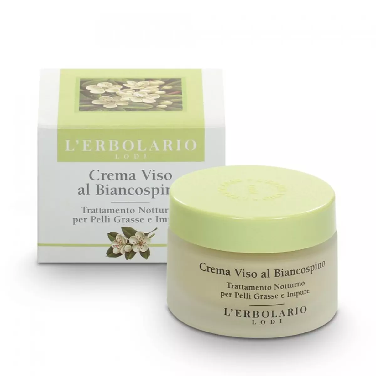 Крем для проблемной кожи с Боярышником L\'Erbolario Crema Viso al Biancospino