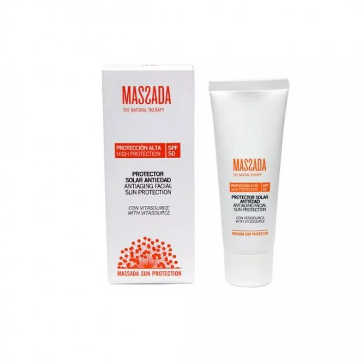 Солнцезащитный крем для лица от морщин Massada Antiaging Facial Sun Protection SPF50