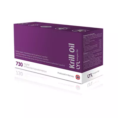 Комплекс полезных жирных кислот Omega-3 LYL Krill Oil 