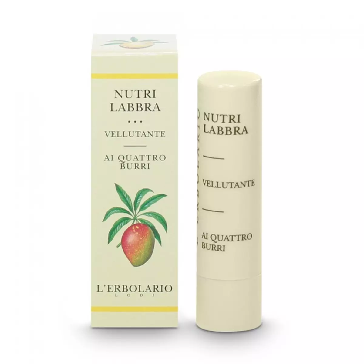 Питательная помада для губ на базе четырех масел L\'Erbolario Nutrilabbra Vellutante