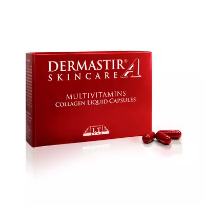 Витамины для кожи Жидкий Коллаген Dermastir Skincare multivitamin collagen liguid capsules