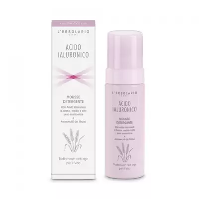 Пенка для умывания с Гиалуроновой кислотой L'Erbolario Mousse Detergente con Acido Ialuronico