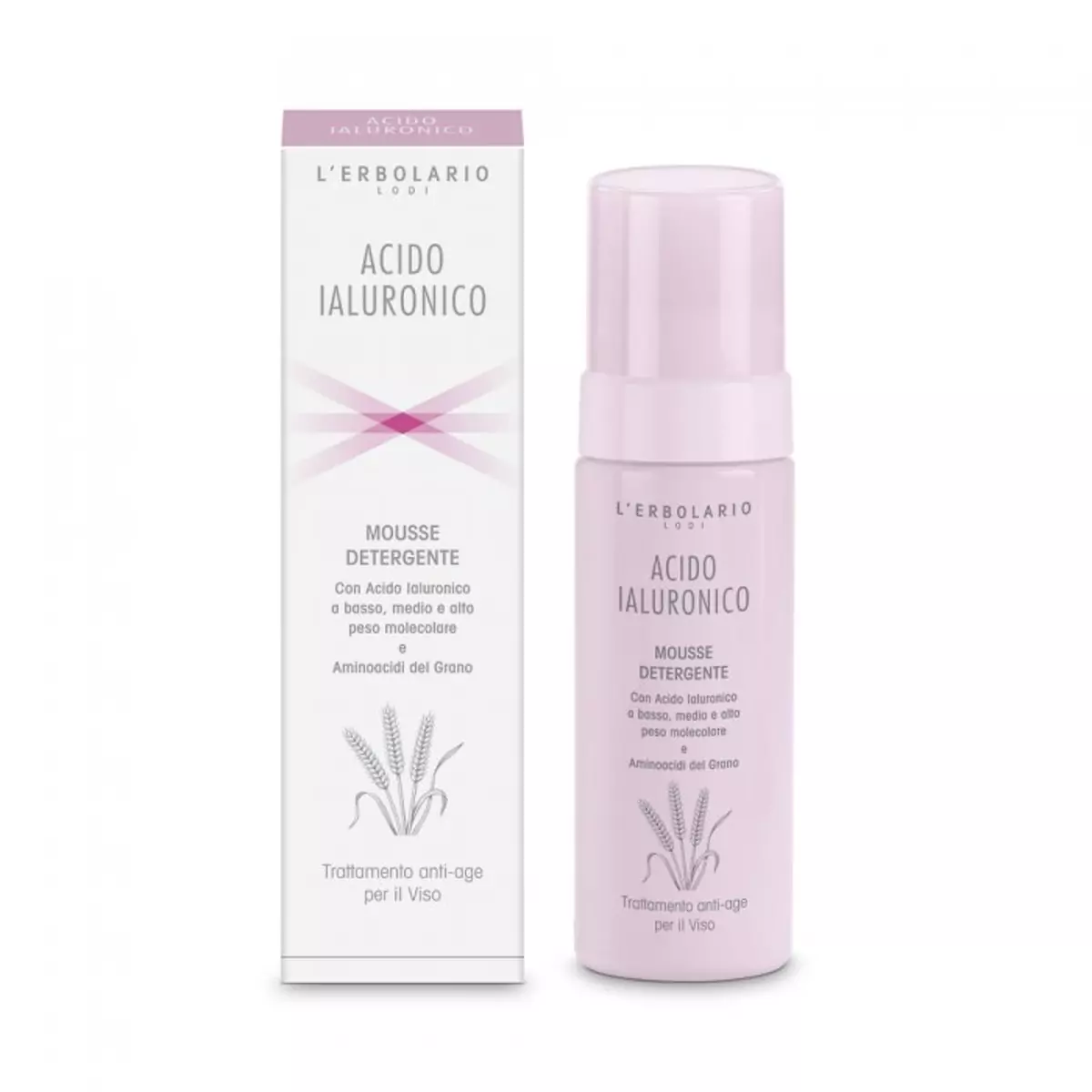 Пенка для умывания с Гиалуроновой кислотой L\'Erbolario Mousse Detergente con Acido Ialuronico