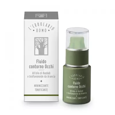 Крем для шкіри навколо очей Баобаб L'Erbolario Uomo Fluido contorno Occhi