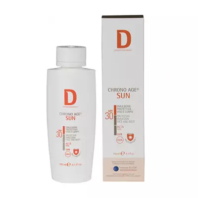 Сонцезахисна емульсія обличчя-тіло SPF 30 Dermophisiologique Emulsione Protettiva Viso and Corpo SPF 30