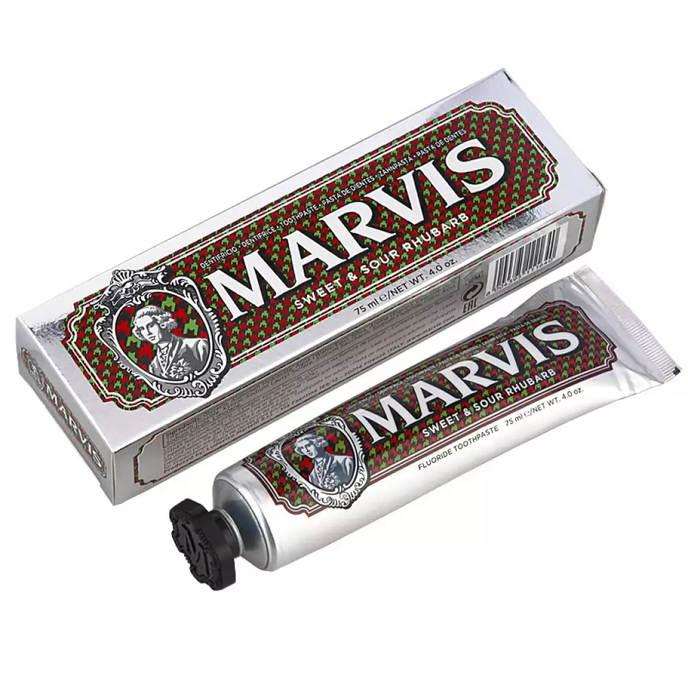 Зубна паста Ревінь Marvis Sweet and Sour Rhubarb Mint Toothpaste
