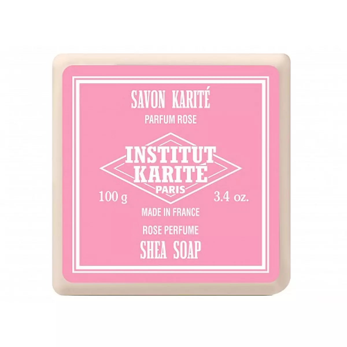 Мыло с маслом Ши Роза Institut Karite Paris Shea Soap Rose 