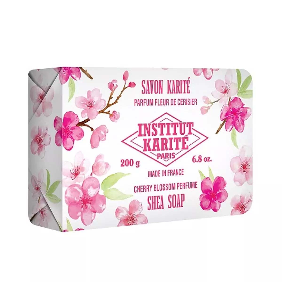 Мыло с маслом Ши Institut Karite Paris Cherry Blossom Shea Soap