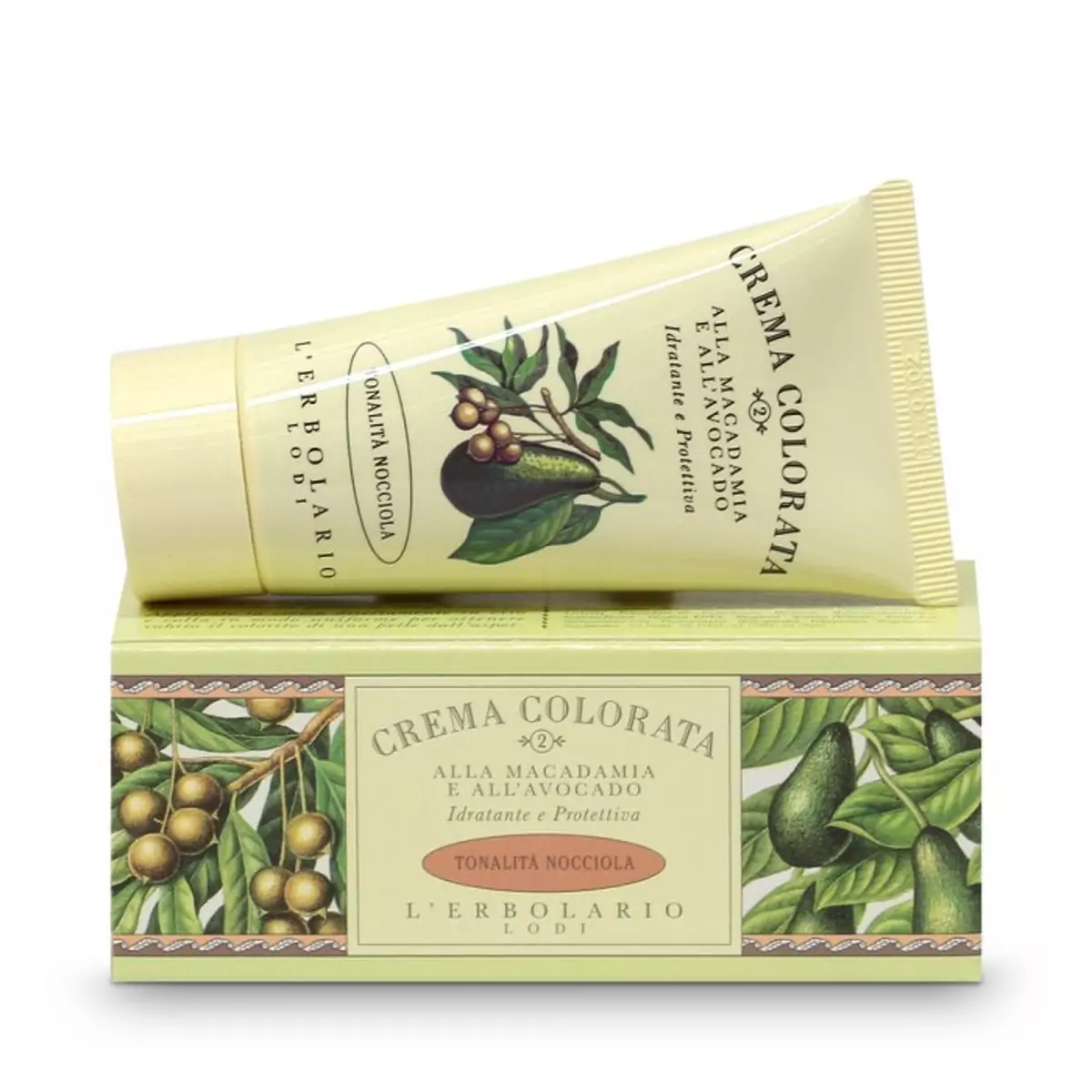 Тональный крем с макадамией и авокадо L\'Erbolario Crema Colorata Macadamia-Avocado