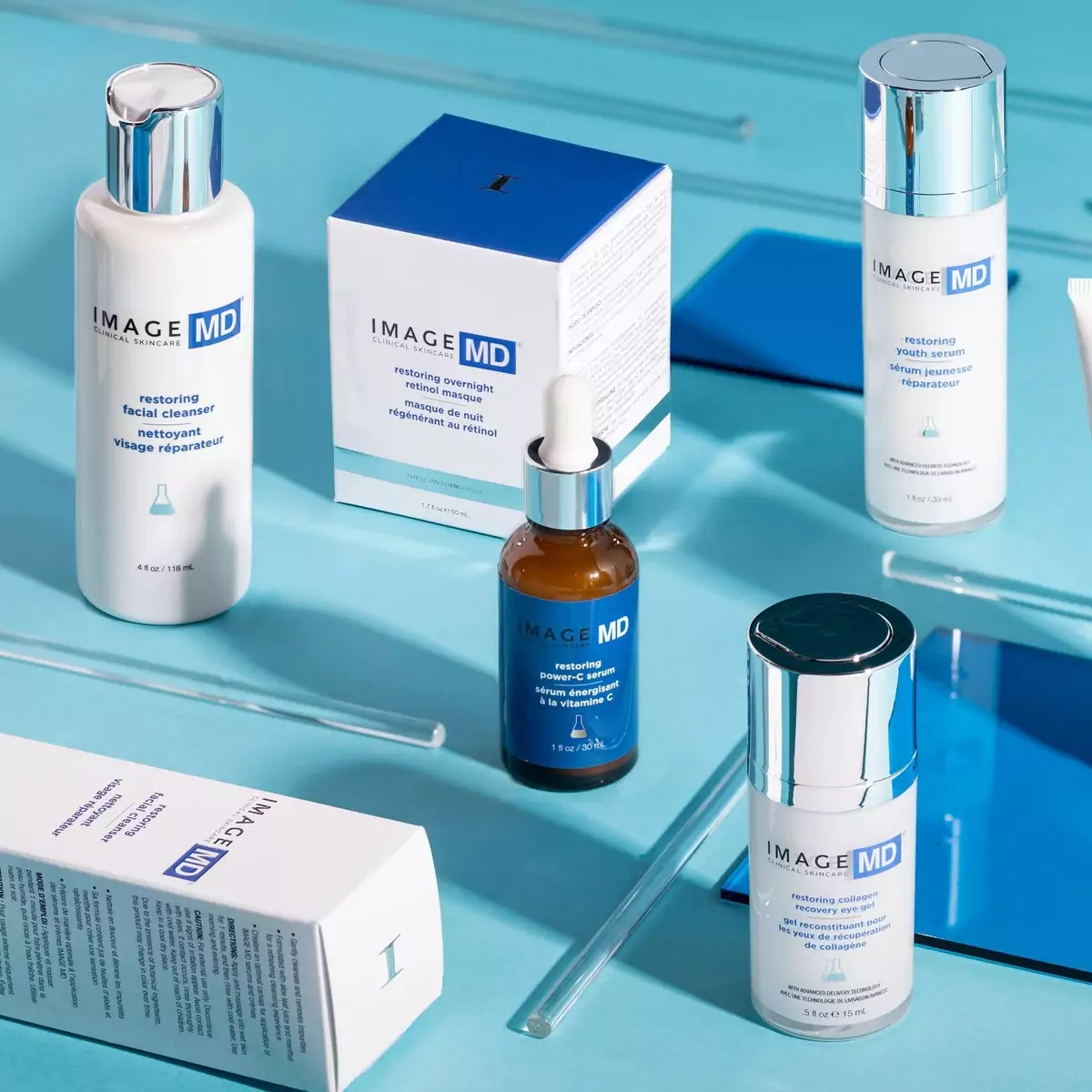 Очищающий гель МД с АНА/ВНА IMAGE Skincare MD Restoring Facial Cleanser