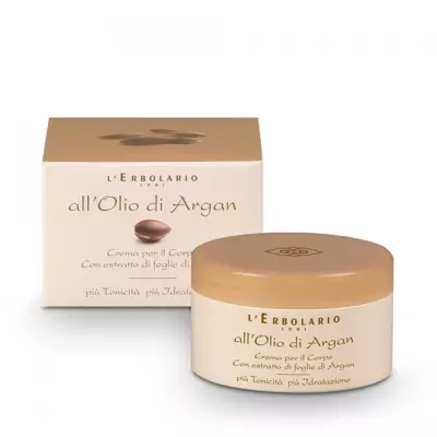 Крем для тела Масло Аргании L'Erbolario Crema per il Corpo all’Olio di Argan