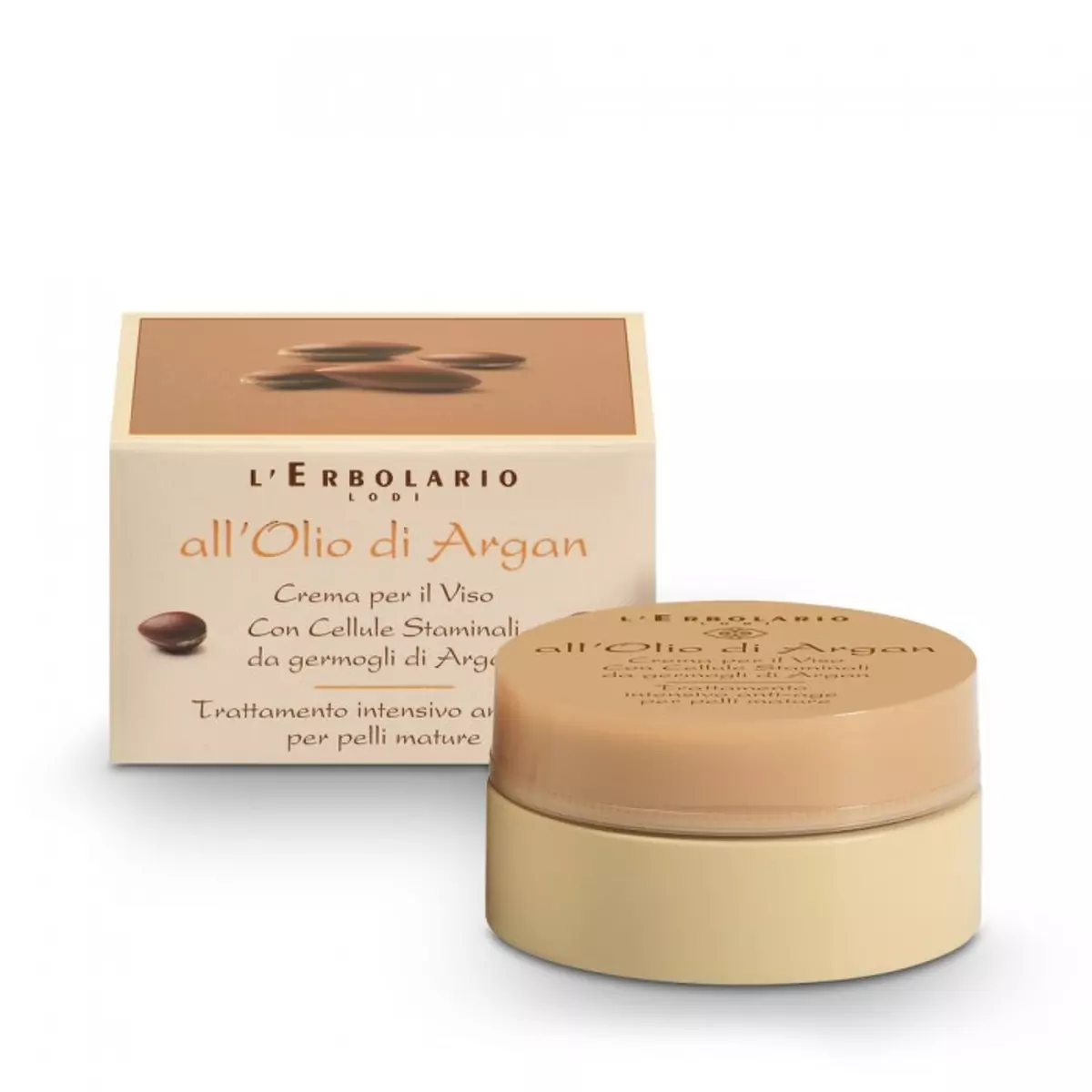Антивозрастной крем для лица с маслом Аргании L\'Erbolario Crema per il Viso all\'Olio di Argan