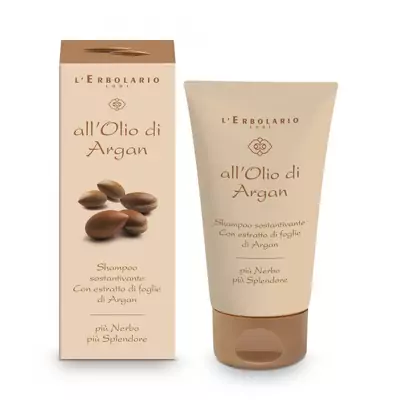 Шампунь для улучшения структуры волос с маслом Аргании L'Erbolario  Shampoo All'Olio Di Argan