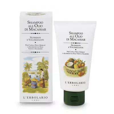 Шампунь для додання об`єму L'Erbolario Shampoo all’Olio di Macassar