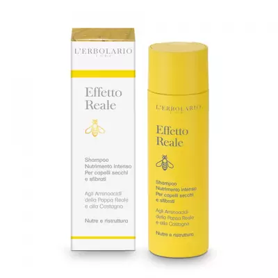 Шампунь Інтенсивне живлення для сухого і пошкодженого волосся L'Erbolario Effetto Reale Shampoo Nutrimento Intenso