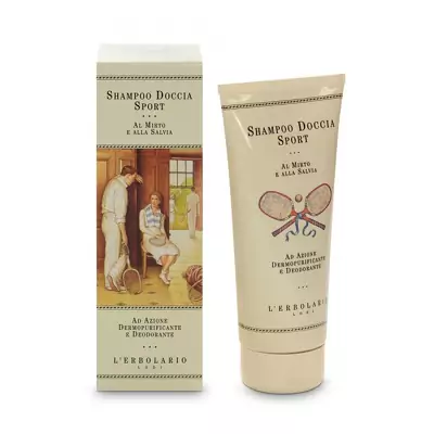 Шампунь-гель для душу Спорт L'Erbolario Shampoo Doccia Sport