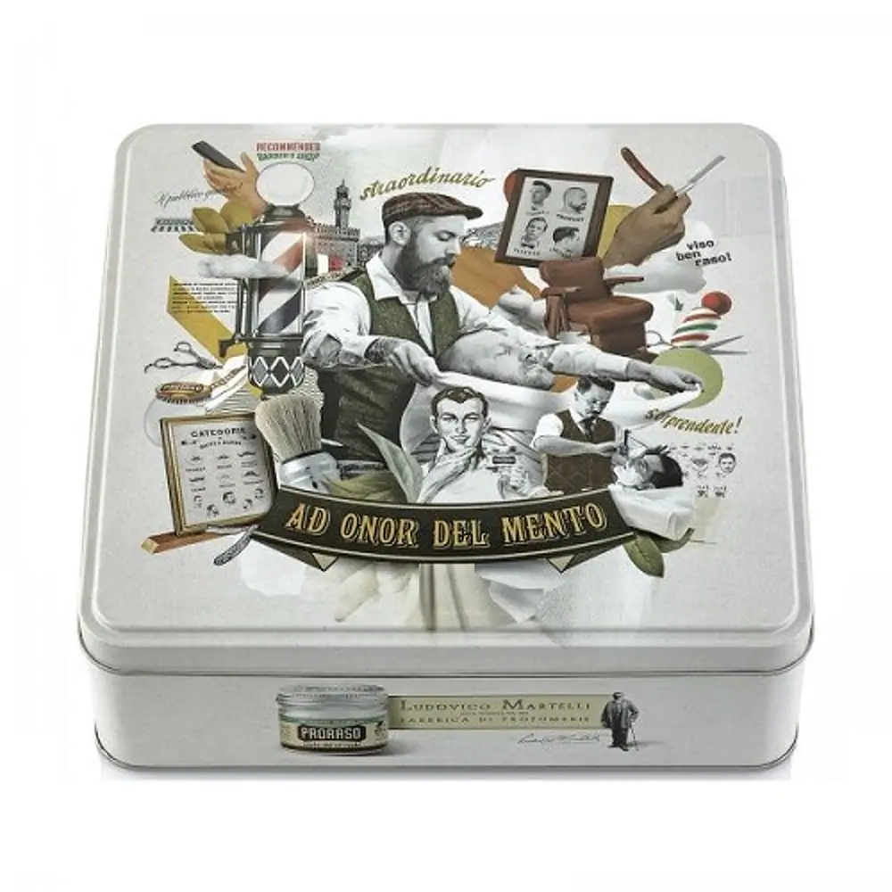 Вінтажний набір для догляду за бородою Proraso Beard Kit Wood and Spice 