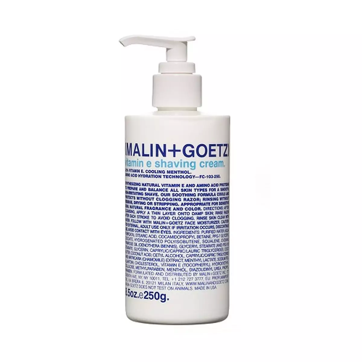Крем для бритья Malin-Goetz Vitamin E Shaving Cream